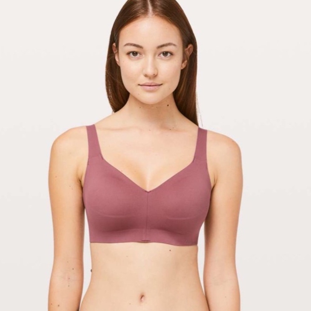 Lululemon Like Nothing Bra Misty Merlot 32B